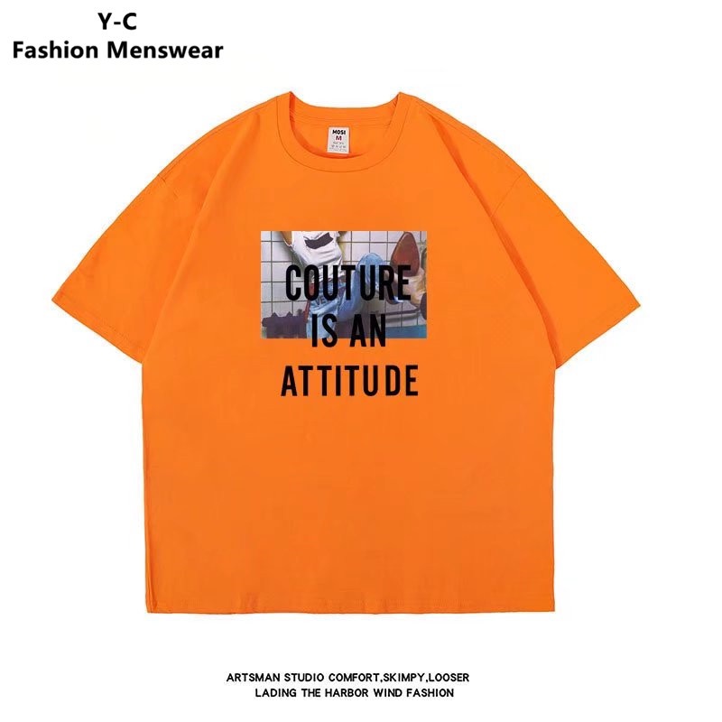 Áo Thun Tay Ngắn Dáng Rộng In Chữ M-8XL Phong Cách Hip Hop Thời Trang Cho Nam