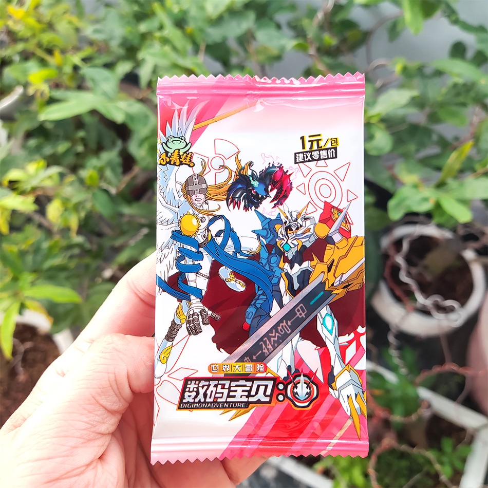 Set 5 ảnh thẻ nhân phẩm Digimon ngẫu nhiên chibi xinh xắn siêu rẻ (Mẫu mới)