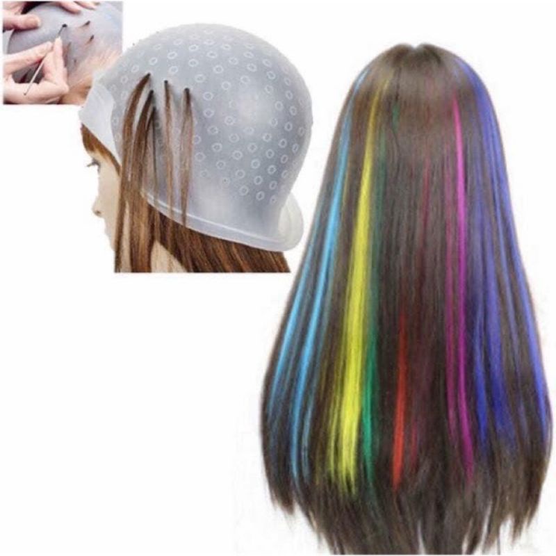 Mũ móc Light , nón nhuộm highlight, mũ nhuộm balayage chất liệu cao cấp