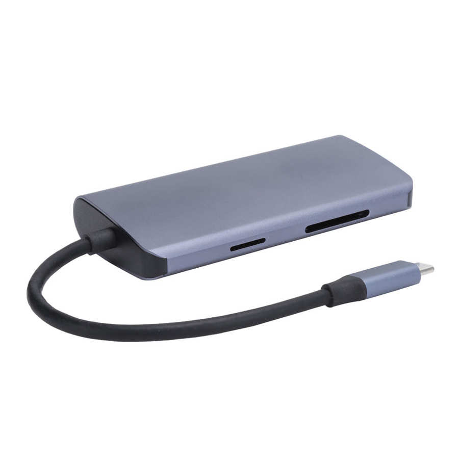 Bộ Chuyển Đổi Type‑ C 8 Trong 1 Sang / RJ45 / PD / Thẻ Nhớ / Thẻ Lưu Trữ / USB 3.0 Chất Lượng Cao