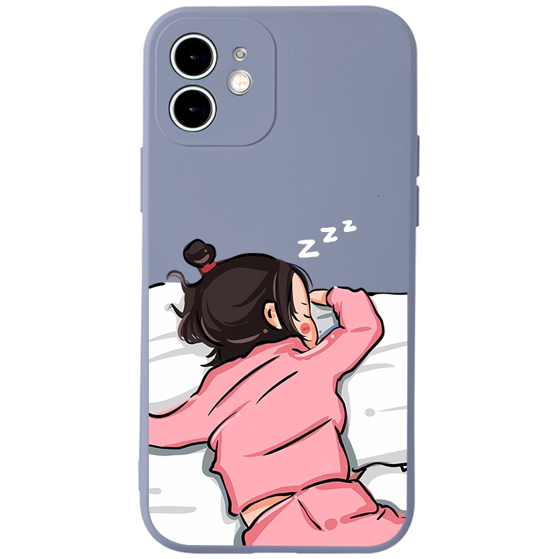 Ốp lưng JURSUE mềm hoạt hình cặp đôi dễ thương đẹp Cho iPhone 14 13 12 11 Pro Max SE 2020 X XR XS 8 7 ip 6S 6 Plus kute Y2390