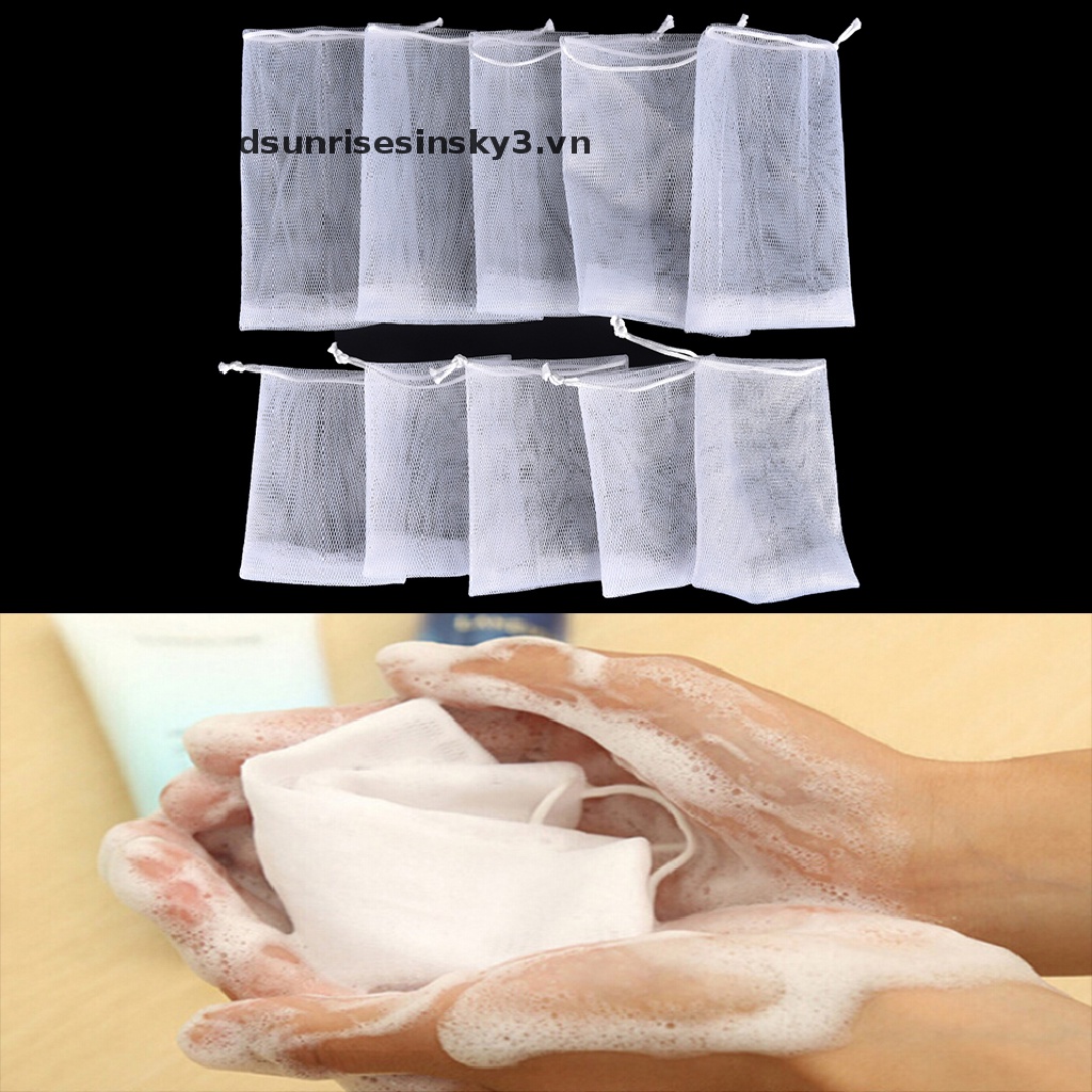 Bộ 5 Túi Lưới Đựng Xà Phòng 2 Lớp Theredsunrisinsky3