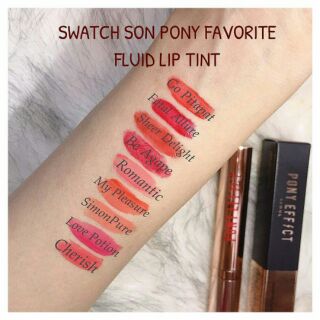 pony effect favorite fluid lip tint sheer delight