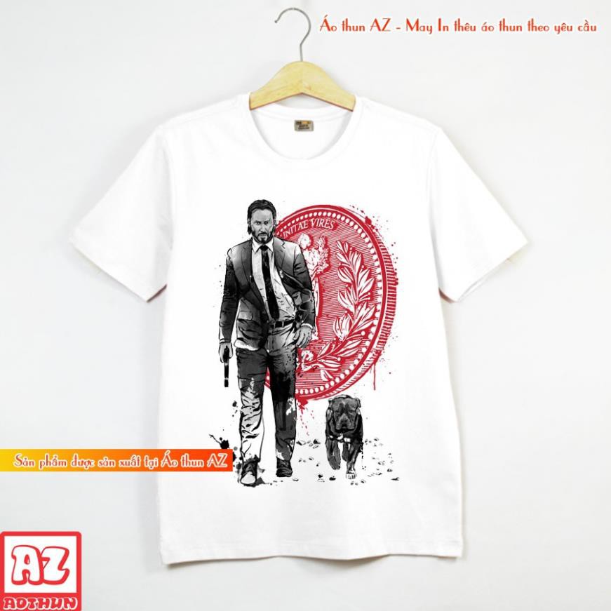 HOT SALE- Áo thun in hình sát thủ john wick - Cotton Thái Mẫu mới M2708