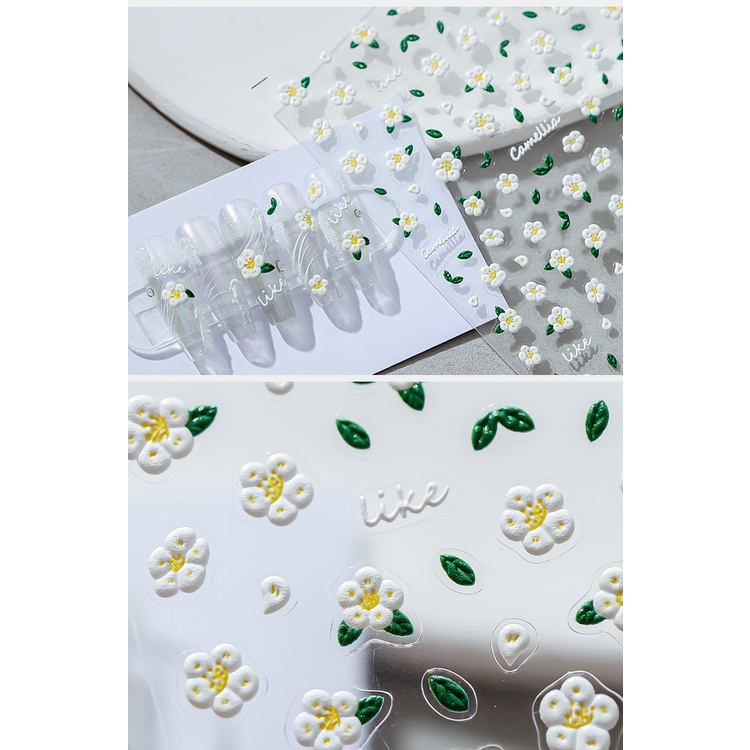 Miếng Dán Trang Trí Móng Tay Họa Tiết Núi Hoa TS-1564