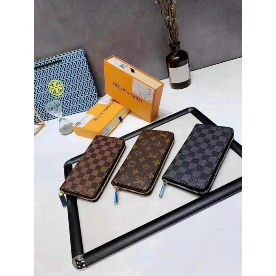 Ví Da LV Nam,Bóp Da LV Dài Cầm Tay Nam Cao Cấp ,Chất Liệu da thật Siêu đẹp,mịn chống bám bụi FREE SHIP ⚡ *