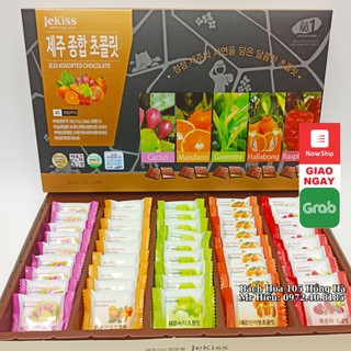 [Mã GROSALE2703 giảm 8% đơn 250K] [T10/2021] Socola hoa quả JeKiss Hàn Quốc hộp 45 cái