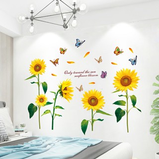 Decal dán tường hoa hướng dương