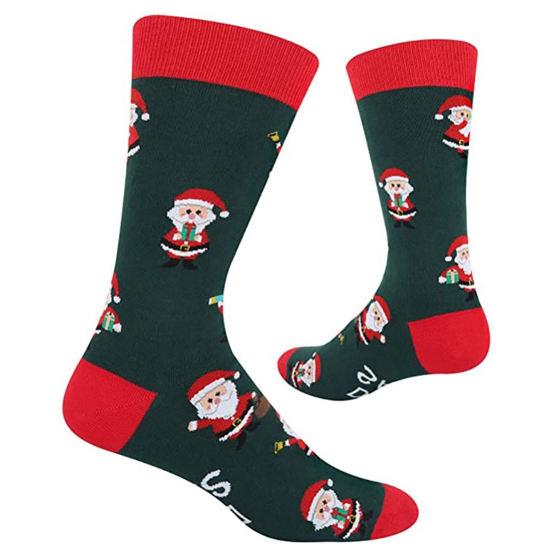 Xiangbao Mới Lạ Vớ In Chữ Tiếng Anh Già Noel Vui Nhộn Kỳ Nghỉ Giáng Sinh