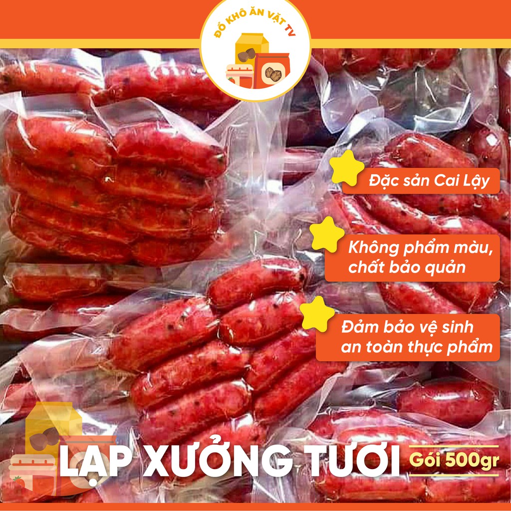 500GR LẠP XƯỞNG TƯƠI, CHẤT LƯỢNG & ATVSTP