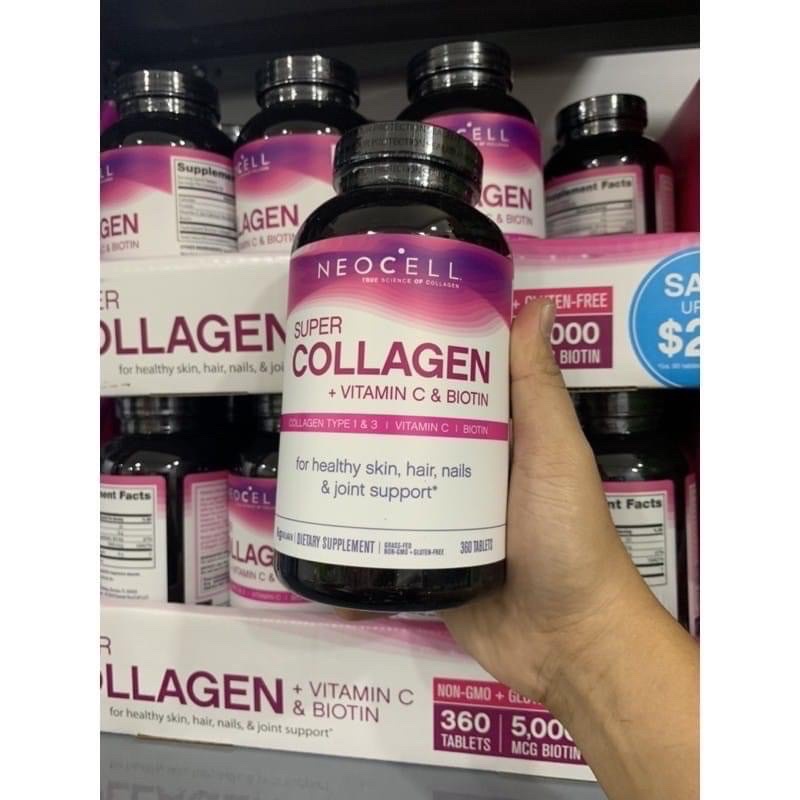 Collagen Neocel Type 1và 3 360viên -[hàng Mỹ] date 2023