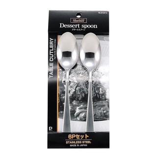Set 6 thìa -dĩa inox cỡ to Shelter Nhật Bản