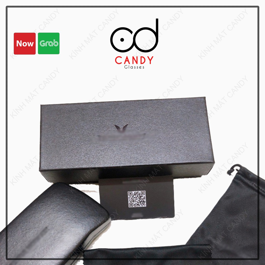 Hộp da đen cao cấp full box – Tiệm kính Candy