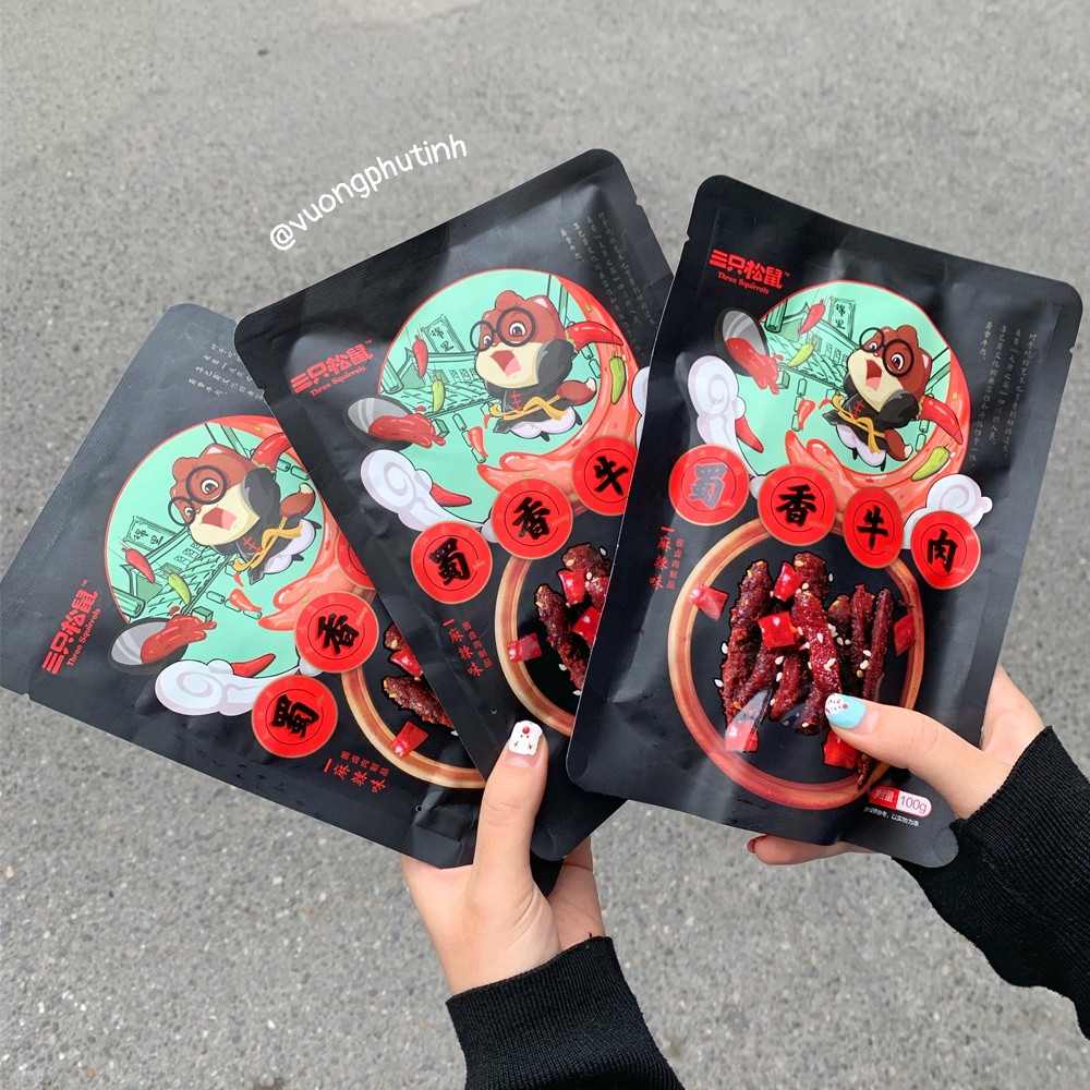 Thịt Bò Khô - Hãng Ba Con Sóc | Vương Phủ Tỉnh | BigBuy360 - bigbuy360.vn