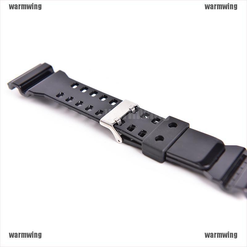 Dây Đeo Đồng Hồ Bằng Cao Su Silicone Màu Đen Cho Nam