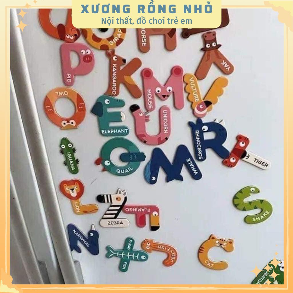 [Chính Hãng] Bộ số và chữ cái nam châm Mideer, Number Magnets gồm 26 miếng, đồ chơi nam châm học số và phép tính