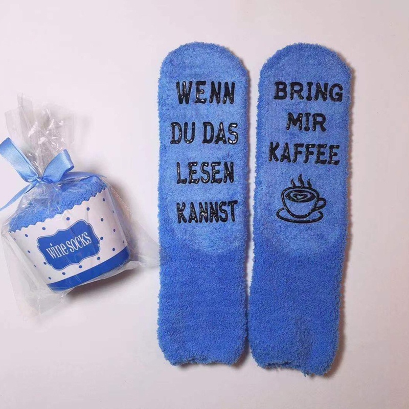 Xiangbao Vớ Dày In Hình KANNST Vui Nhộn Mới Lạ Cho Nữ WENN DU DAS LESEN KANNST