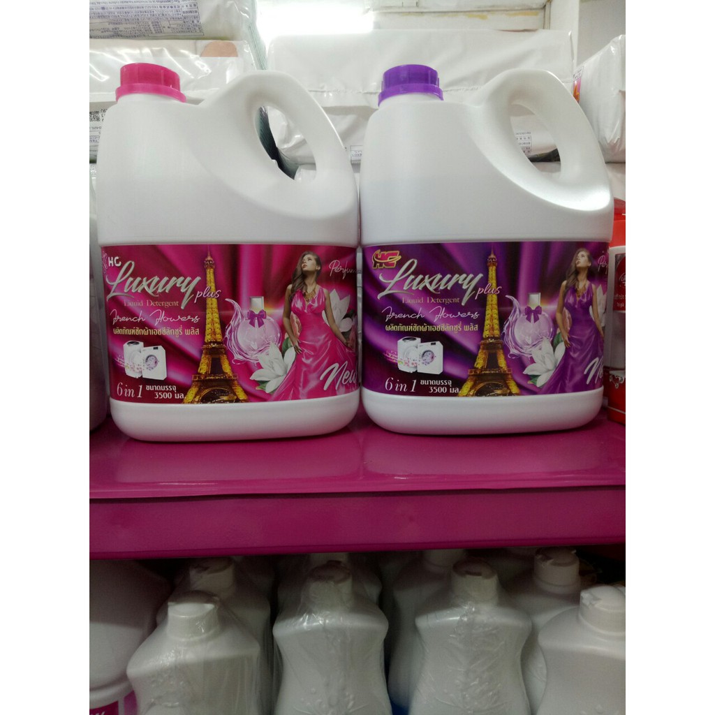 [CHÍNH HÃNG, CÓ TEM NK] Nước giặt THÁI LAN LUXURY 6 in 1 can 3500ml