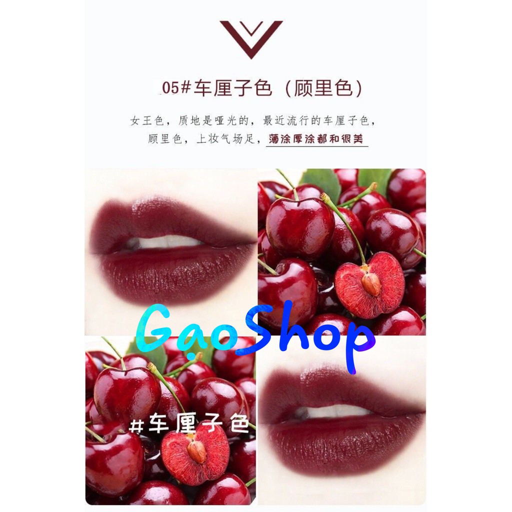 💄💄Set Son Cô Tiên, Sét 5 Cây Son Kem Lì Cổ Trang Cô Tiên Hồ Ly -Son Cực Mềm Mịn Môi | BigBuy360 - bigbuy360.vn