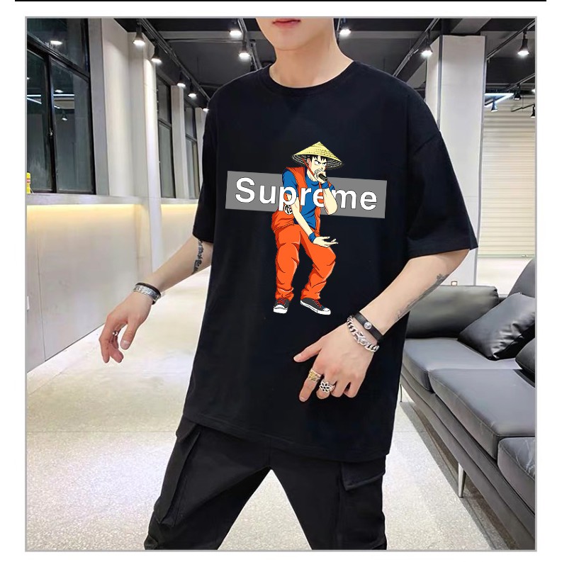 <SMLshop> ÁO THUN UNISEX GOKU MOCKUA (ĐEN) | BigBuy360 - bigbuy360.vn