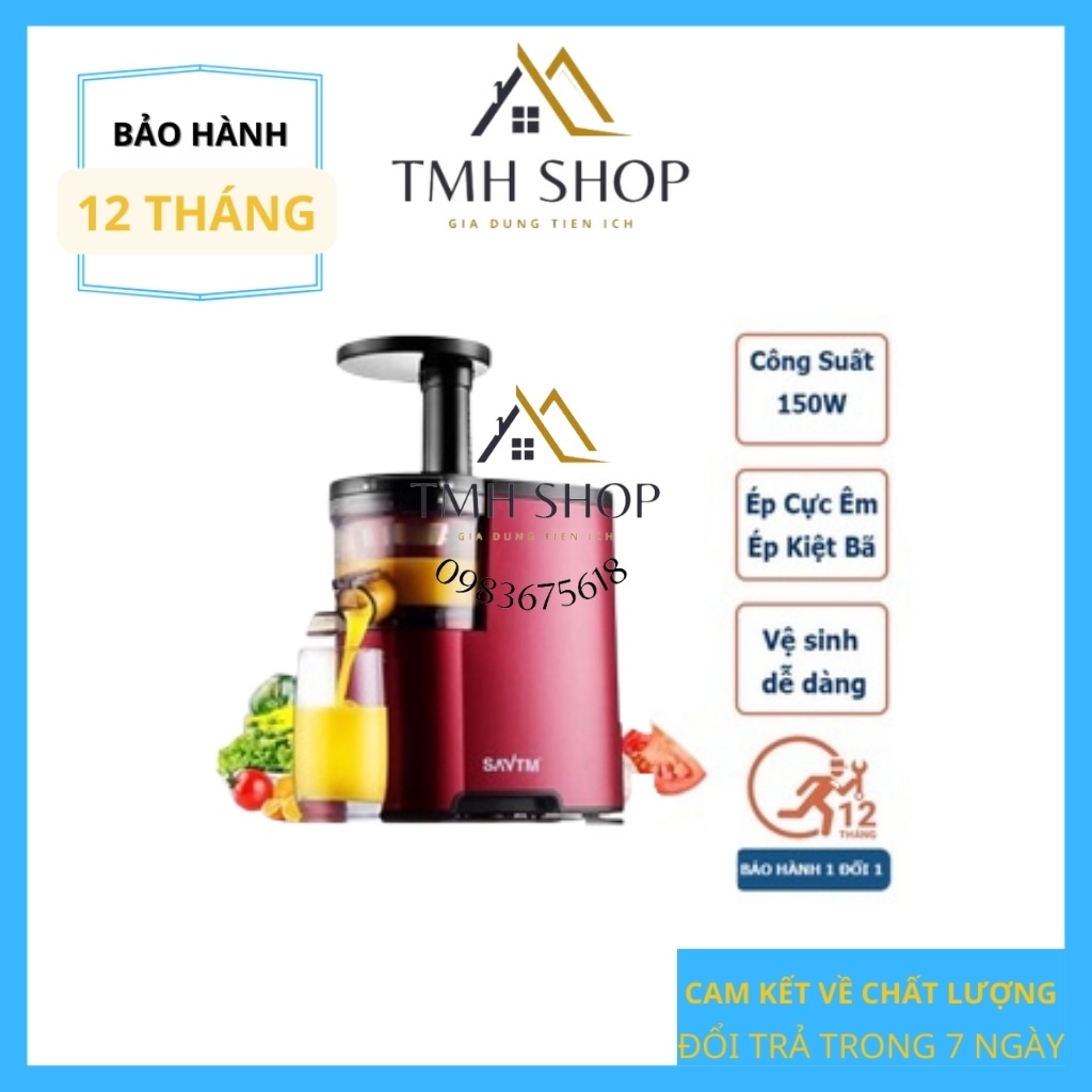 Máy ép trái cây, rau củ SAVTM ĐỜI MỜI NHẤT, cối xay hoa quả, công suất 150W dạng siêu bền [BH 1 ĐỔI 1