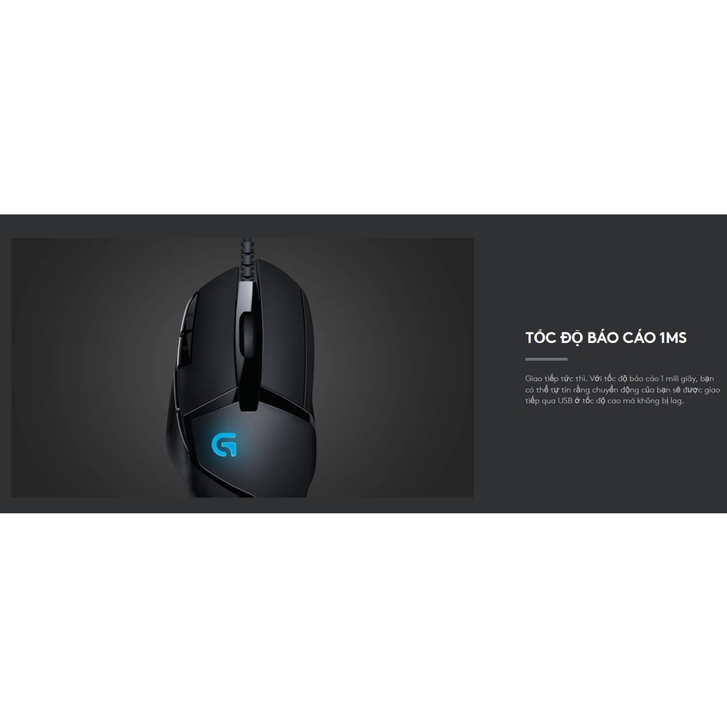 [Hỏa Tốc - HCM] Chuột game có dây Logitech G402 Hyperion Fury FPS - Theo dõi tốc độ cao, 8 nút lập trình - Ngocvienstore