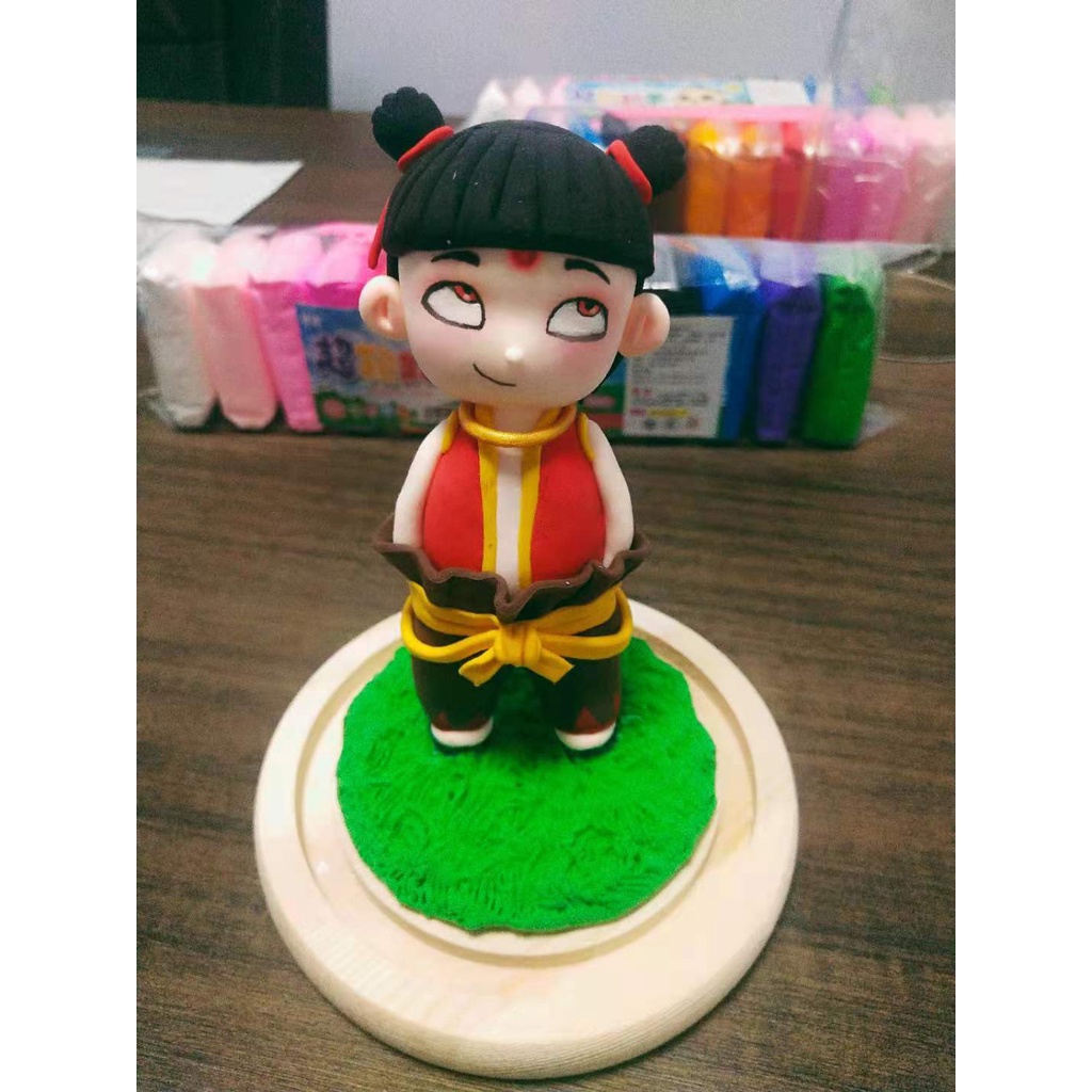 Sét 36 màu đất sét siêu nhẹ tự khô loại 460gr to, màu chuẩn /solfclay/ slime, handmade/Butter slime...