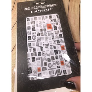 Hình dán móng tay - Sticker dán móng tiktak đỏ
