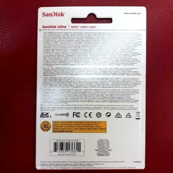 Thẻ Nhớ Sandisk Ultra Sd 32 Gb | BigBuy360 - bigbuy360.vn