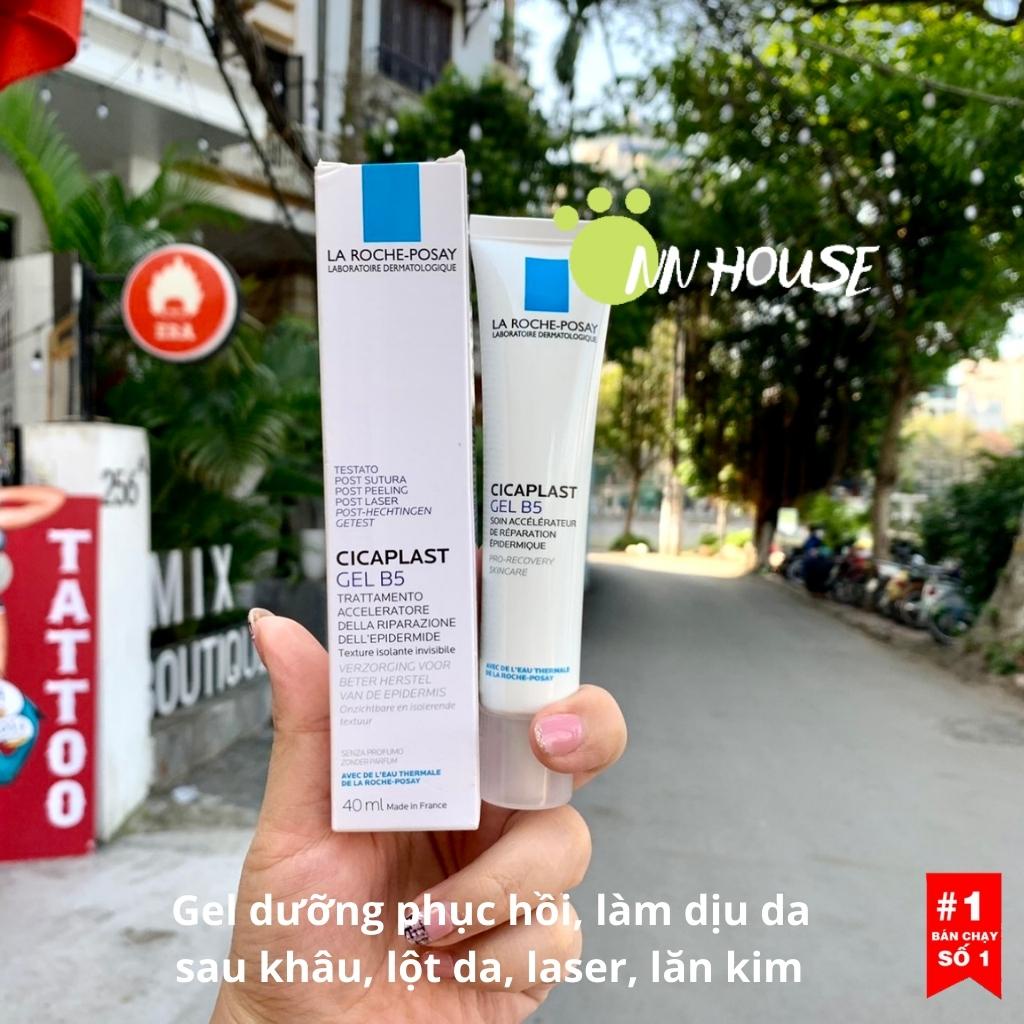 Kem phục hồi da La Roche Posay Cicaplast Gel B5 dạng gel tái tạo da, kem dưỡng ẩm da glycerin massage skincare mờ thâm