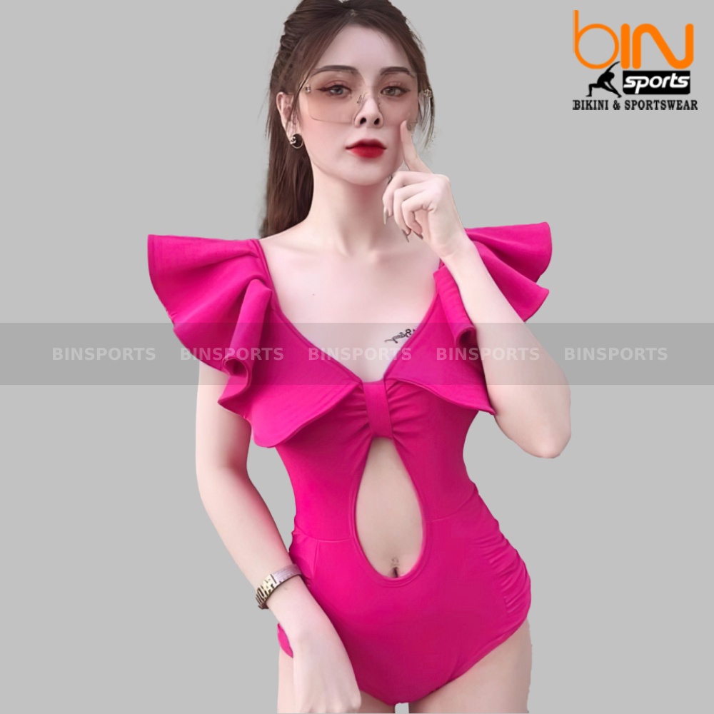 Bikini Nữ Một Mảnh Vai Bèo Nhiều Màu Hot Freesize Bin Sports BHV040