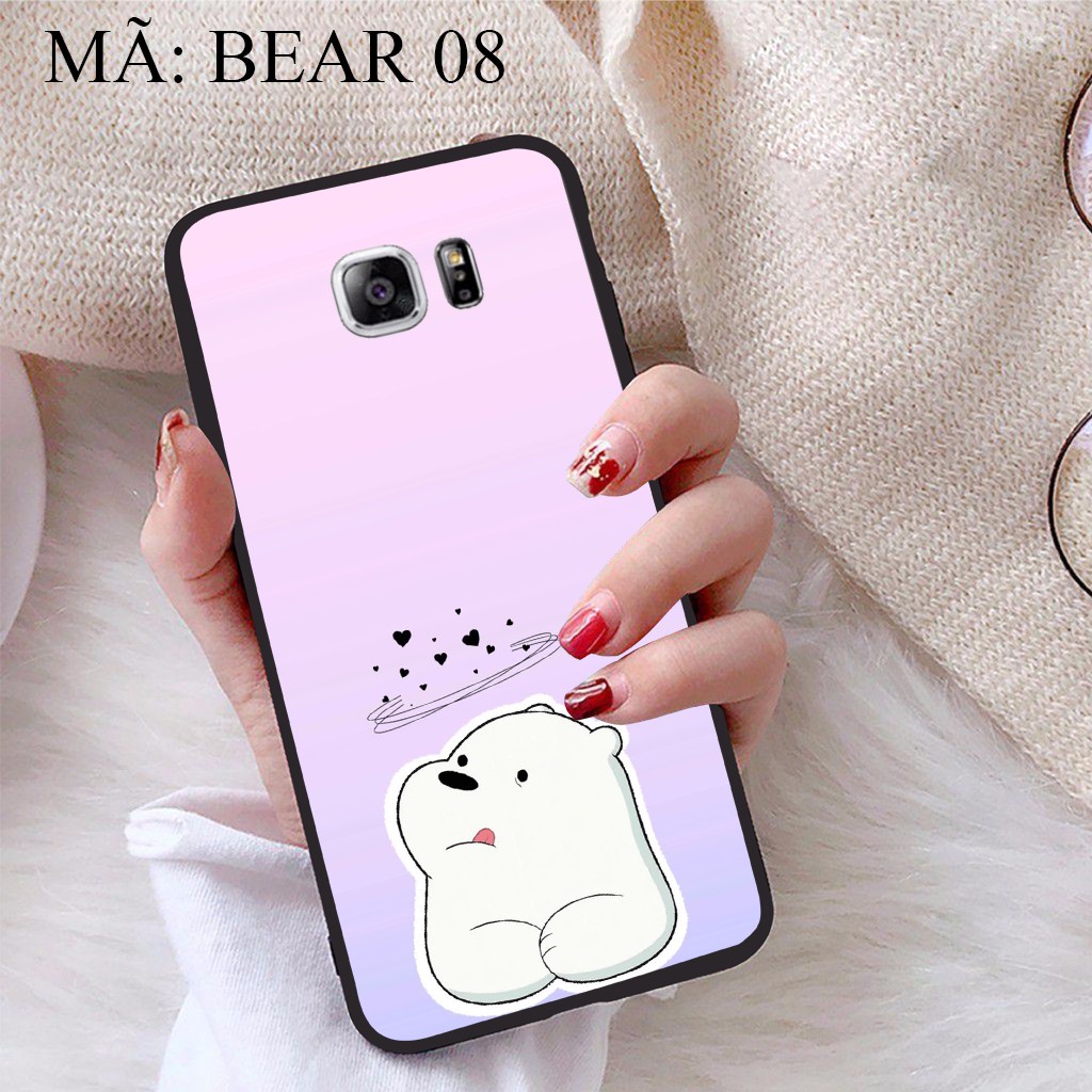 Ốp lưng Samsung Note 5 viền dẻo TPU BST Gia Đình Nhà Gấu