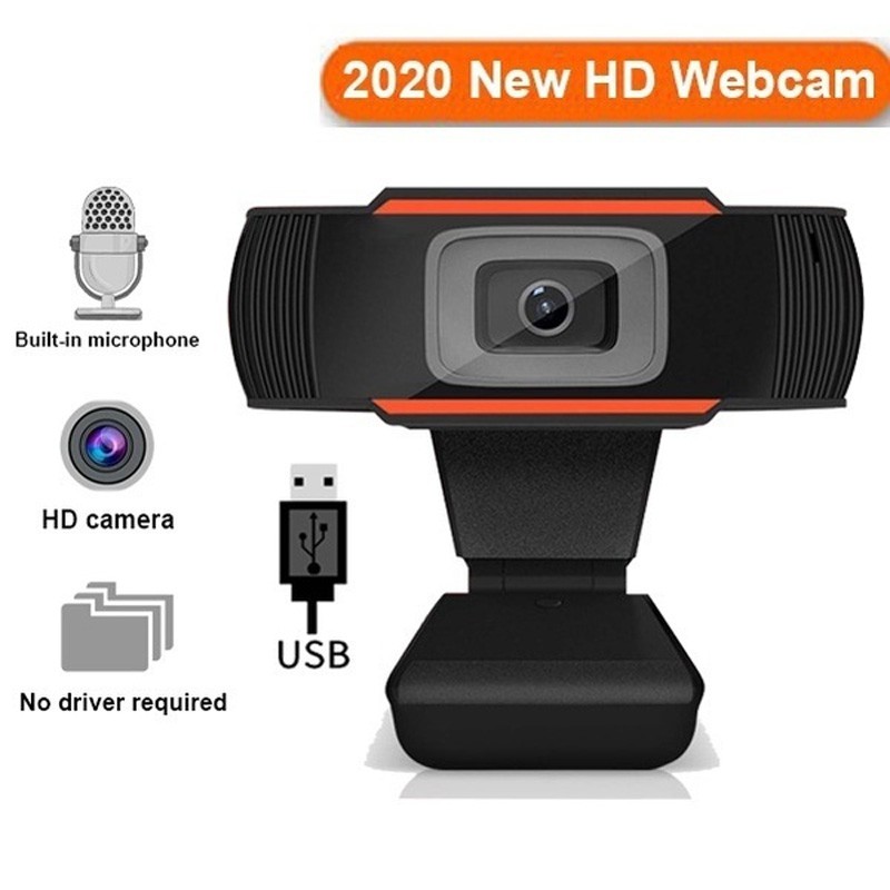 Rotatable 2.0 HD Webcam PC Digital USB Camera Video Recording with Microphone