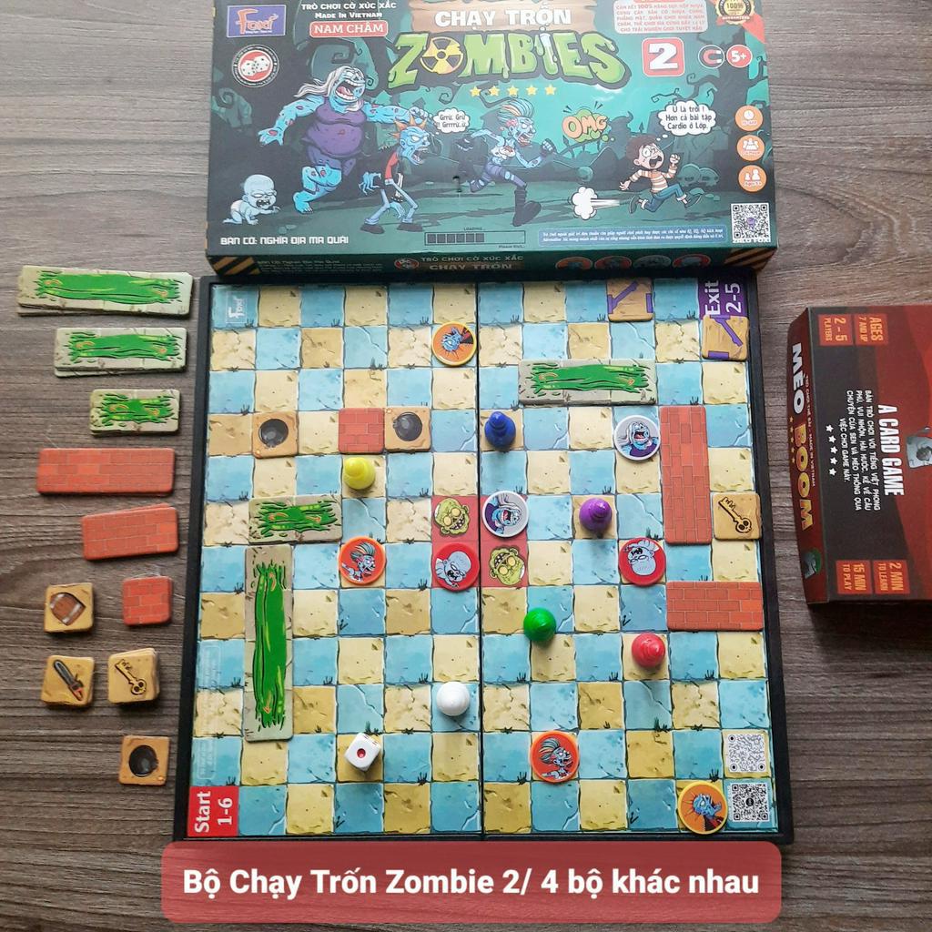 Board game-Chạy trốn Zombies Foxi-nam châm-Đồ chơi trẻ em-vượt lên trên nghịch cảnh hay nhất nhiều phiên bản