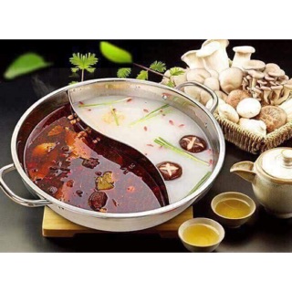 Nồi lẩu 2 ngăn 32cm