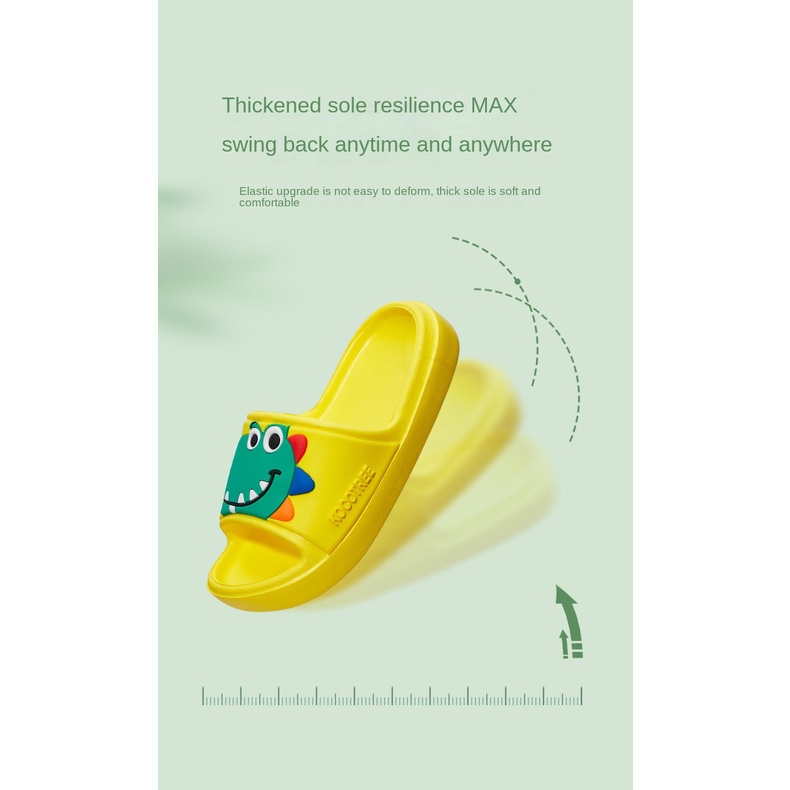 Dép LEMONKID mang trong nhà đế mềm mại chống trượt thời trang dành cho trẻ em