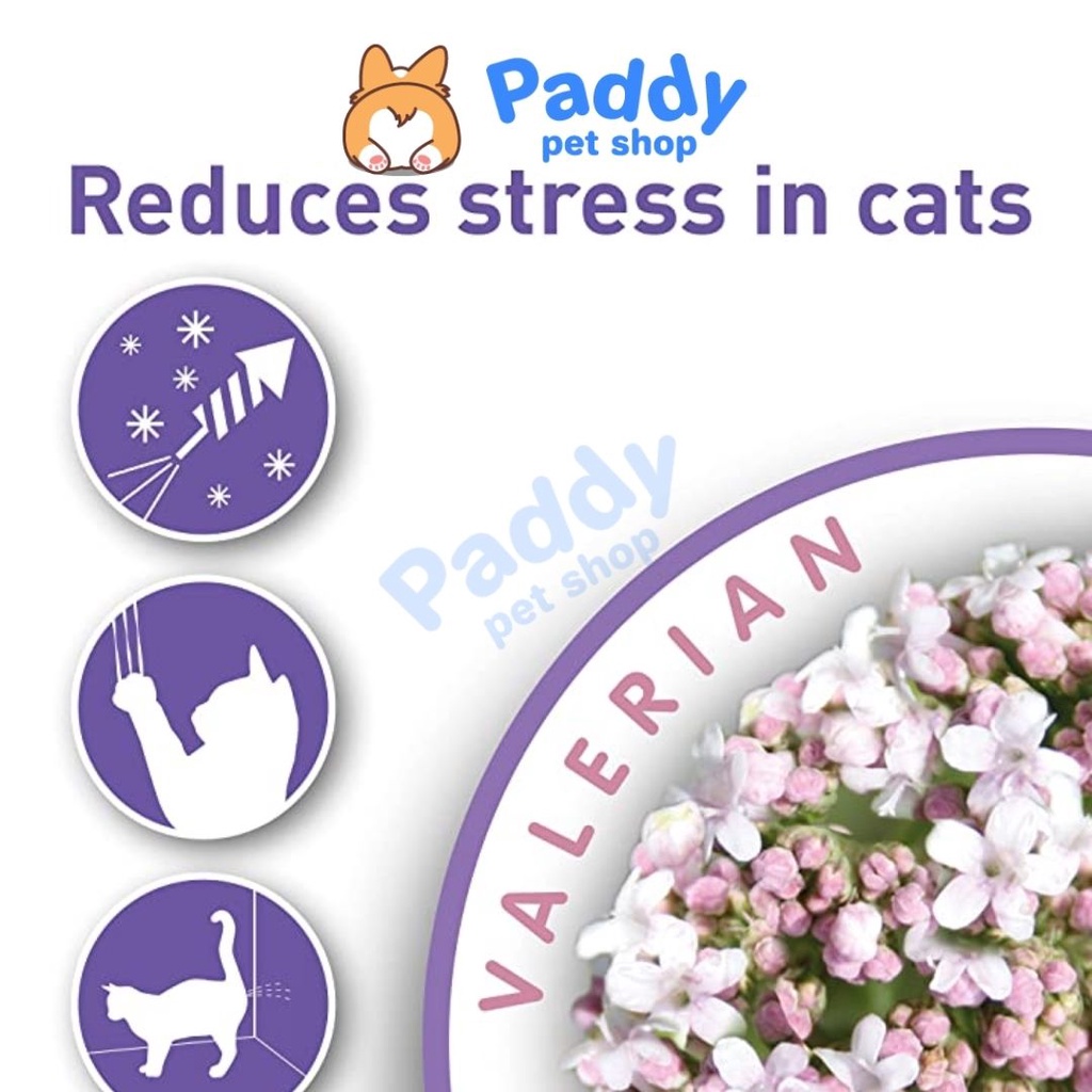 Vòng Cổ &amp; Nhỏ Gáy Giảm Stress Cho MÈO Thư Giãn Beaphar Calming