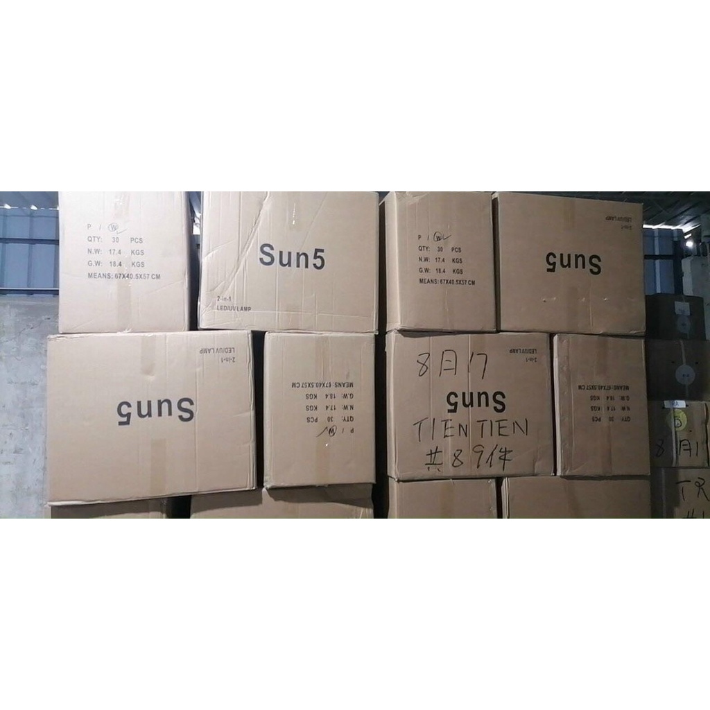 Máy Hơ Gel Sun 5 Tem Xanh Nút Nổi 48W