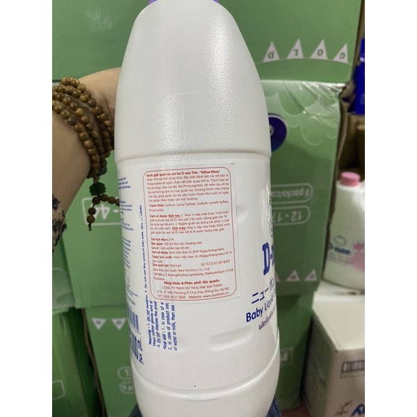 (Hàng Chính Hãng) Nước Giặt DNEE THÁI 3000ml đủ màu