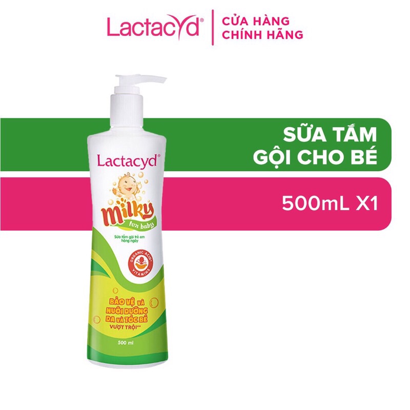 SỮA TẮM LACTACYD MILKY CHO BÉ