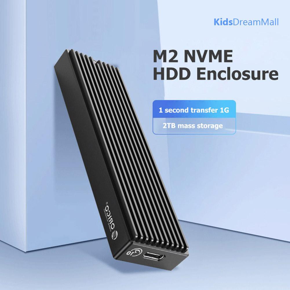 Hộp Ổ Cứng Ngoài Orico M2Pv-C3 Type-C M.2 Nvme Ssd Usb3.1 10gbps | BigBuy360 - bigbuy360.vn