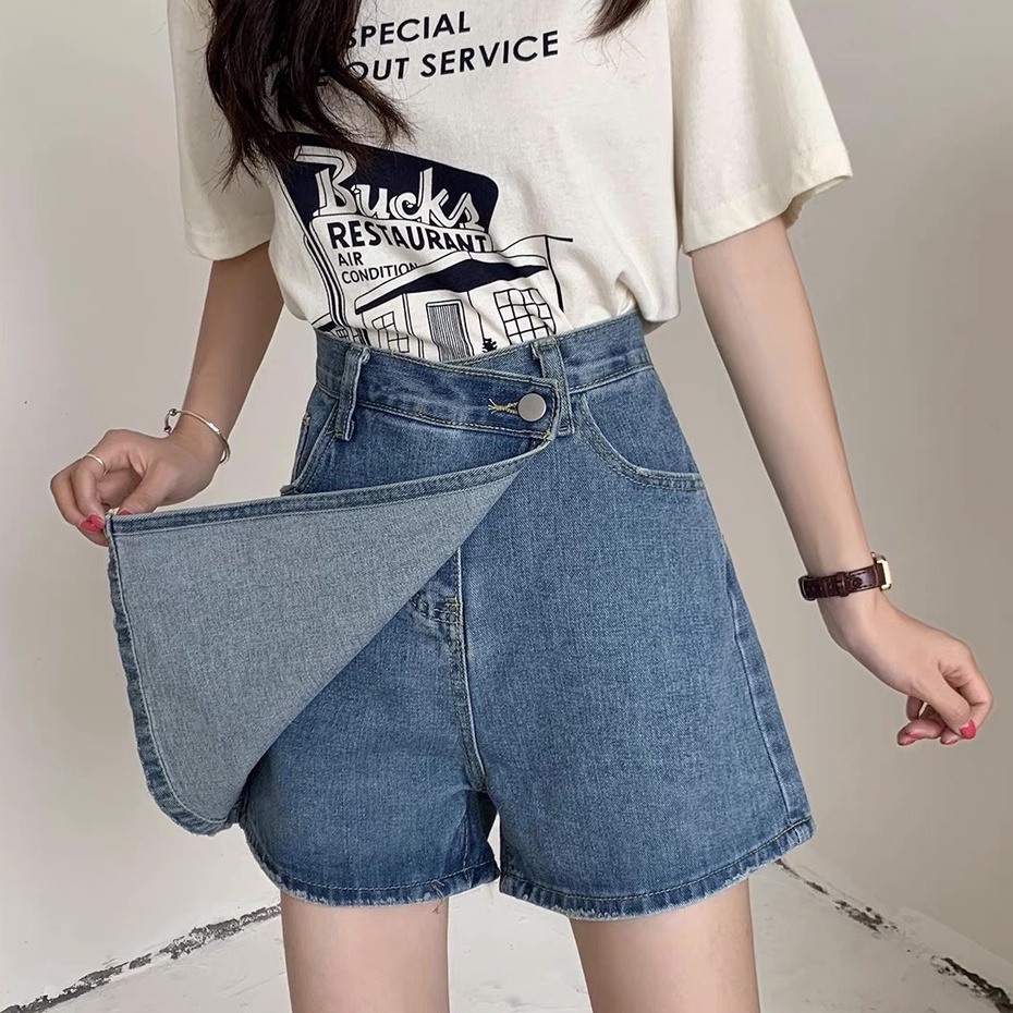 Quần Short Cạp Cao Phong Cách Ulzzang_C26 | BigBuy360 - bigbuy360.vn