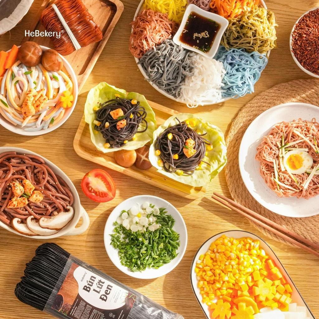 Mì Chũ Rau Củ Tự Nhiên 8 Vị - Mì Chũ Ăn Kiêng Healthy HeBekery by HeBe