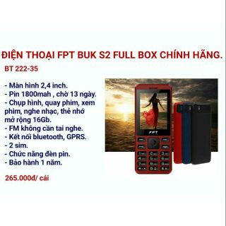 Điện thoại di động FPT BUK S2