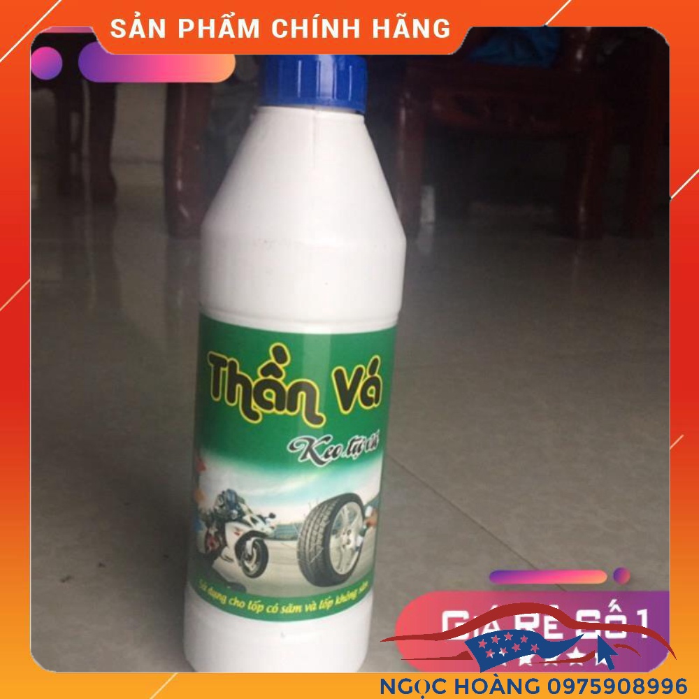 THẦN VÁ (keo tự vá) sử dụng cho lốp có săm và không săm không gây rỉ vành xe