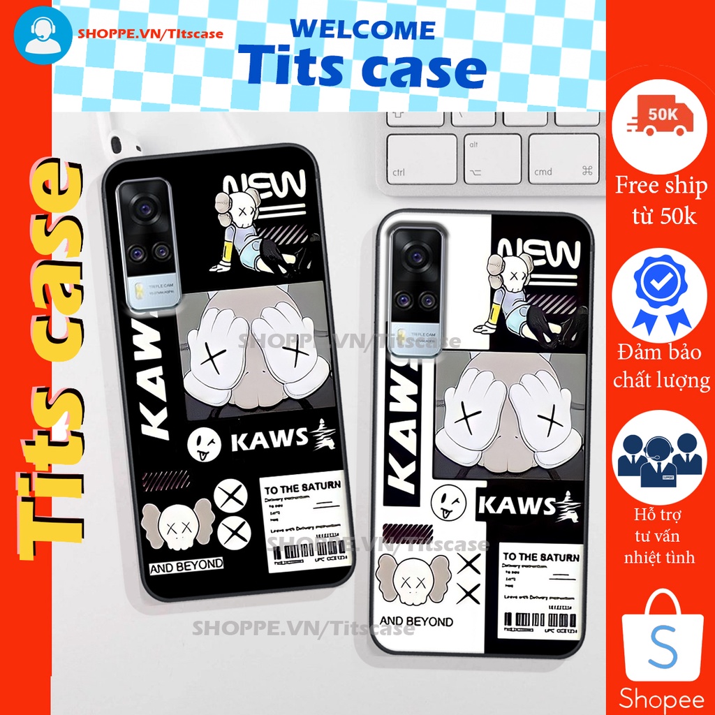 Ốp lưng Vivo Y51 2021 / Y53S in hình GẤU K@WS- BE@R COOL-CỰC XINH-RẺ-BỂN -ĐẸP