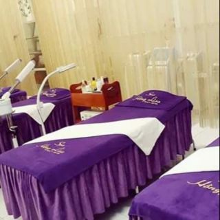 Khăn trải giường Spa, massage màu Tím mộng mơ, sang trọng, đẳng cấp  90x19