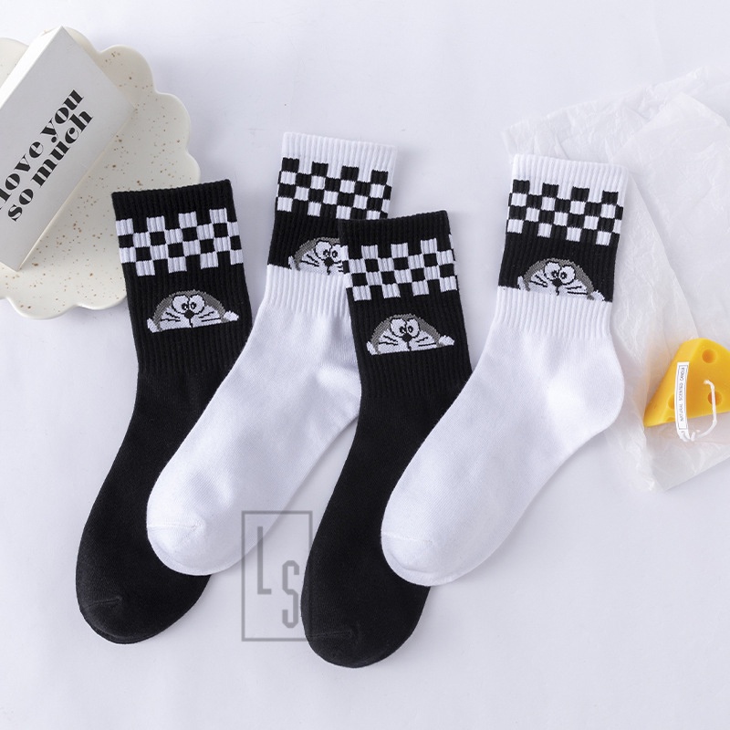 Vớ Doremon Caro Cực Ngầu - Tất Caro Doremon Streetwear