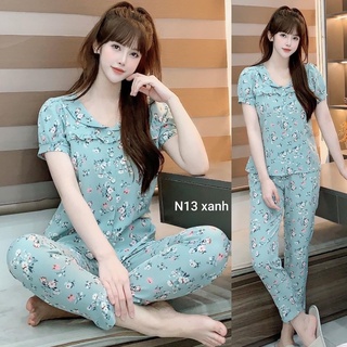 Đồ bộ mặc nhà đẹp lụa hàn