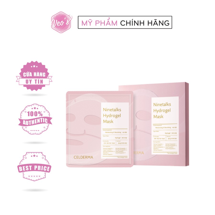Mặt nạ sinh học Celderma Ninetalks Hydrogel